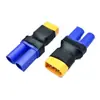 Adaptador XT60 para EC5, Carregador de Bateria de Lítio para ESC de Aeromodelos e Placa de Carregamento, Conectores Macho e Fêmea Intercambiáveis