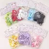 Set de Llaveros con Cuentas a Juego de Colores, Kit de Materiales de Cuentas Coloridas, Decoración de Paquete de Regalo Hecho a Mano