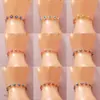 Retención de Color Galvanizado Ojo de Diablo Trébol de Cuatro Hojas Ojo de Diamante Pulsera Moda Femenina Simple Comercio Electrónico Transfronterizo Joyería Comercio Exterior