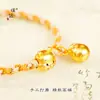 Loja de ouro com Vietnã Shajin Ursinho Pooh Pote de Mel Pulseira Design de Nicho Combinação de Cores de Alto Gosto Tira de Mão Tecida à Mão