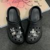 Acessórios de Sapatos de Crocodilo Transfronteiriços~DIY Foguete Espacial Astronauta Estrelas Flores Acessórios Decoração Superior Fivelas de Sapato Chinelos para Meninas