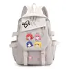 Mochila Anime Desenho Animado Bocchi the Rock, Pedra Solitária, para Meninas, Alunos do Ensino Fundamental e Médio, Bolsa de Ombro Duplo de Grande Capacidade