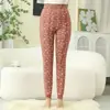 Nuevos Pantalones de Algodón para Mujer de Ropa de Mujer para Invierno Forrados de Felpa y Engrosados de Cintura Alta Talla Grande Pantalones de Otoño para Llevar Debajo Extra Gruesos Base Térmica Pantalones de Algodón Cálidos