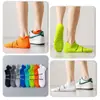 Calcetines deportivos de tobillo para hombre 7A antibacterianos para verano, absorbentes de sudor, resistentes al olor, con suela de masaje, calcetines cortos de algodón, calcetines de running amortiguadores