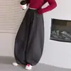 Pantalones de Niña Estilo Primavera y Otoño Niñas Grandes Estilo Coreano Conjunto Pantalones Globo Niñas Elegantes de Pierna Ancha Estudiantes de Secundaria Pantalones Casuales