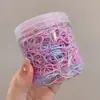 Gomas de Pelo Pequeñas de Colores para Niñas, Ligas Desechables para el Cabello que No Dañan el Cabello, Diademas para el Cabello para Niñas, Ligas para el Cabello de Bebé