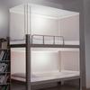 Mosquitera de sombreado para dormitorio de estudiantes, venta al por mayor, litera superior, litera inferior, dormitorio, 0,8 m, 0,9 m, mosquitera a prueba de polvo, cremallera de tres puertas