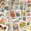 50 Peças de Adesivos Impermeáveis Estilo Carimbo Retrô DIY Podem Decorar Capas de Celular, Malas, Copos de Água, Diários de Mão Adesivos de PVC
