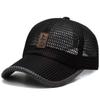 Gorra de malla transpirable de estilo coreano para hombre, gorra de béisbol de verano para mujer, gorra de viaje para el sol.