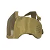Máscara Pubg Transfronteiriça V12 Proteção Auricular Meio Rosto Malha de Aço Máscara Campo de Batalha Outdoor Cs Equipamento Militar