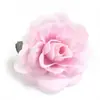 Cabezas de flores de rosa artificiales para decoración de pared de flores de fondo, accesorios de flores de seda para sombrero de paja, flores para el pelo DIY, accesorios para bodas, flores artificiales