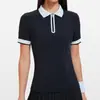 Ropa de Yoga de Nuevo Estilo Transfronteriza para Mujer, Ropa Deportiva Casual Transpirable de Verano para Tenis, Camisa Polo, Conjunto de Ropa Deportiva para Correr al Aire Libre