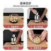 Herramienta Prensadora de Ajo para Cocina, Trituradora Multifuncional de Jengibre y Ajo, Molinillo de Ajo Manual, Picadora de Ajo de Acero Inoxidable