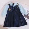 Vestido estilo universitario para niñas de primavera y otoño, nuevo uniforme JK, estilo coreano, para niñas bebés TC026