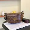 Comercio Exterior Nueva Moda Flor Antigua Bolso de Mujer Bandolera Bolso Pequeño Vintage Estampado Bolso de Madre Bolso de Pecho para Mujer Bolso de Hombro Moderno