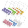Tapones de Silicona para Oídos de Barro Niños Adultos Dormir Aislamiento Acústico Reducción de Ruido Antirruido Tapones Impermeables para Nadar