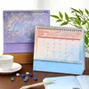 Yujian Chengpin 2027 Serie Luz Brillante Calendario de Escritorio Grande Planificador de Horario Estudiantil Adorno de Escritorio