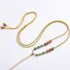 Cuerda para Colgante de Jade Hetian Cordón para Colgante Collar Tejido a Mano Cuerda Ajustable para Colgante de Jade Hetian Fino para Hombres y Mujeres