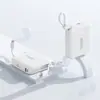 Power Bank 10,000/20,000/30,000 mAh, Alto Valor Estético, Viene con Cable Integrado, Carga Rápida, Fuente de Alimentación Móvil Universal para Teléfonos, Mayoreo