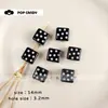 Accesorios para Joyería DIY Lindo Lunares Versátil Cuentas Acrílicas Pendientes de Cuentas Hechos a Mano DIY Cadena para Teléfono Móvil