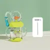Vaso con Popote para Bebés y Niños Pequeños, Hogar Infantil, Guardería, Hogar, Exterior, Popular Transfronterizo Ballena Botella con Chorro para Agua