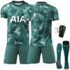 2425 Nueva Temporada Tottenham Segundo Visitante No.7 Son Heungmin Verde Traje de Jersey Traje de Fútbol 10 Madison Factory