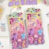 Auténticas Pegatinas Adhesivas Suaves de My Little Pony para Niños, Juguetes para Apretar para Aliviar el Estrés, Decoraciones para Fundas de Teléfono de Niñas, Pegatinas de Recompensa