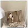 Bolso para Mujer 2025 Nuevo Bolso de Mano de Alta Gama Bolso Tote Gran Capacidad Color Sólido Bolso de Hombro para el Trabajo Bolso de Axila
