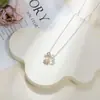 Novos Colares de Prata com Estilo Único, Tendência e Nicho, Luxo Leve, Acessórios de Design Original, Atacado e Lote Misto