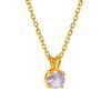 Popular OL estilo elegante natural pedra preciosa zircão pingente de colar design banhado 18k colar moda comutador deve