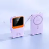 Venta Directa de Fábrica Cargador Portátil Magnético Inalámbrico 22.5W Súper Rápido Mini Fuente de Alimentación Móvil Regalo Logo Personalizado