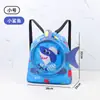 Bolsa de Natação para Crianças, Bolsa de Armazenamento à Prova d'Água com Separação de Seco e Molhado, Mochila Esportiva Portátil para Meninos e Meninas, Mochila de Praia Fofa com Desenho Animado