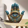 Nuevas Decoraciones Navideñas: Portarretratos Acrílico Bohemio con Tarjeta de Inserción, Manualidades Transfronterizas con Forma de Corazón Estilo 2D, Diseño Plano