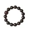 Madera de Palisandro Rosa de Hoja Pequeña India Material Viejo DIY Perla Roja del Sur 15mm Diseño Círculo Único Pulsera de Cuentas Budistas para Hombre y Mujer Venta al por Mayor