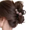 Presilhas de Cabelo para Mulheres com Cabelo Fino, Estilo de Luxo, Novo Modelo 2026, Presilha de Tubarão de Tamanho Médio, Grampo para a Parte de Trás da Cabeça, Acessório de Cabelo