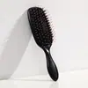 Novo Pente Quadrado Preto Brilhante com Almofada de Ar Atacado Massagem Alisamento de Cabelo Cuidados com o Cabelo Especial para Meninas Cerdas Airbag Pente para Cabelo