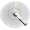 Conjunto de 32 Peças de Medidor de Espessura, 0,04-0,88mm, Sistema Imperial, 0,0015-.035pol, Medidor de Folga de Combinação de Lâminas de Latão