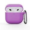 Adecuado para AirPods 4 3 2 Funda Protectora de Silicona Gruesa de Una Pieza Audífonos Bluetooth Apple Pro3 Funda Suave para Auriculares