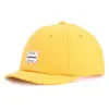 Gorra de béisbol personalizada para comercio exterior, visera corta, copa alta, logo estampado, moderna y versátil, algodón puro, adecuada para caras pequeñas