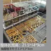 Caixa de armazenamento de contas, multicamadas, multigrade, grande capacidade, joias, gaveta transparente, tipo caixa de armazenamento de mesa, fabricantes de atacado