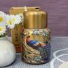 Taza Termo Gordita Estampada Estilo Nacional, Taza de Regalo Portátil Mini para Pantalones con Bolsillo de Solapa, Moderna, de Aspecto Elegante, Sello de Taza Práctico