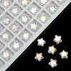 Venda Quente Transfronteiriça 8mm Galvanizado Estrela de Cinco Pontas Contas de Vidro Pingente de Cristal DIY Acessórios de Cabelo Colar Pulseira Materiais e Acessórios