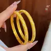 El Mismo Estilo que el Pulsera Estrella Dorada Cepillada con Diamantes de la Tienda Dorada Puzuo para Mujer, una Pulsera de Cierre de Lujo Ligero de Gama Alta, un Regalo para tu Novia