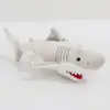 Juguete de Tiburón de Dibujos Animados Colgante de Peluche Estudiante Niños Bolso Muñeca Animal Marino Llavero Colgante de Muñeca Regalo