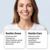 Gel para el cuidado dental, fórmula suave, limpia los dientes, refresca el aliento, proporciona confort bucal, cuidado diario conveniente