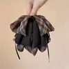 Clip para Cola de Caballo Semi-Atada Floral Dulce de Gasa Super Hada Accesorio para el Cabello Pinza de Tiburón para Mujer Horquilla de Gama Alta