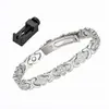 Pulsera Magnética de Venta Caliente Transfronteriza para Hombres y Mujeres, Trébol de Cuatro Hojas Desmontable con Pedrería, Patrón de Dragón, Pulsera Magnética de Energía Cruzada