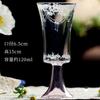 Copa Maestra Alta de Vidrio Resistente al Calor Aplicado a Mano, Copa de Cata de Té Verde, Taza de Té, Copa Individual, Copa de Mesa para el Hogar, Copa de Vino