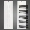 Cartão Porta-Presilha de Cabelo de Papel Especial em Branco 24X7.5 Slots para Cinco Cartões Clipe de Pato Cartão para Pendurar Joias Venda Direta do Fabricante Cartão de Papel Longo