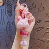 Chaveiro Sino Urso Fruta Desenho Animado Fofo Feminino Casal Bolsa Carro Pingente Boneca Pequeno Presente